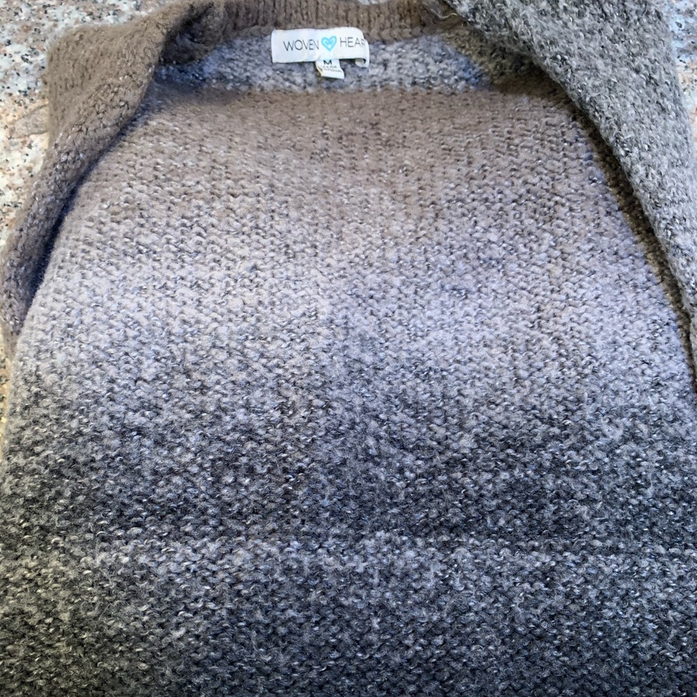 Woven Hearts Sweater Cardigan